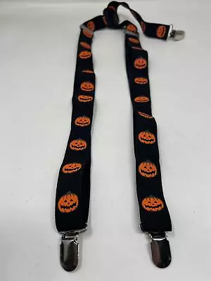 Halloween PUMPKIN Braces - Fully Adjustable - Fancy Dress - NEW • £5.49