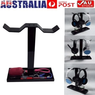$26.21 • Buy Universal Gaming Headset Stand Acrylic Headphone Bracket Earphone Holder Mount