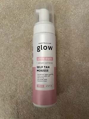 Australian Glow Dark 1 Hour Express Self Tan Mousse - 200ml Fake Tan • £15