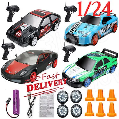 £24.83 • Buy 1/24 Super GT Drift Car Remote Control Sport Racing Vehicle 4WD RTR RC Car Gift-
