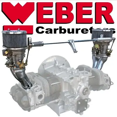 Weber Twin 40 IDF Carburettor Kit Twin Port Fits VW Beetle Buggy/Baja • $1333.74