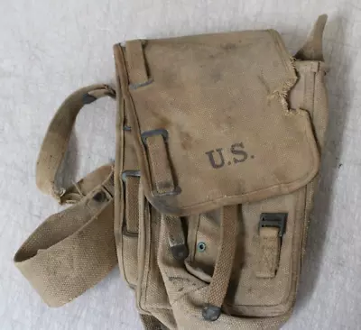 WW1 US Military Bags Ration  M-1912  LONG 10-18 • $43.99