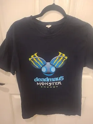 Deadmau5 Monster Energy Shirt Mens Medium Black Fruit Of The Loom • $19.99