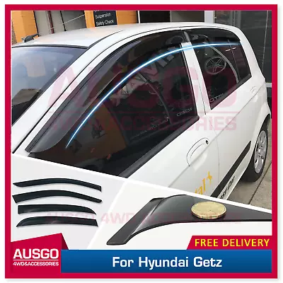 AUSGO Weather Shields For Hyundai Getz 5 Door 2002-2011 Window Visors • $60.71