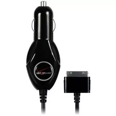 Verizon APL21VPCX 30-Pin Car Charger For IPhone 4/4S Black • $8.99