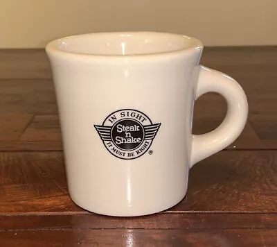 Homer Laughlin Steak 'n Shake Restaurant “In Sight Must Be Right” Coffee Mug Cup • $22.93