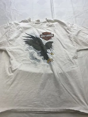 Harley Davidson Motorcycles Virginia Beach VA Shirt Eagle Large • $18.95