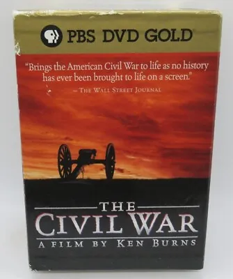 $19.99 • Buy The Civil War 5-disc Dvd Documentary Set, Ken Burns Film, Country Divided, Pbs