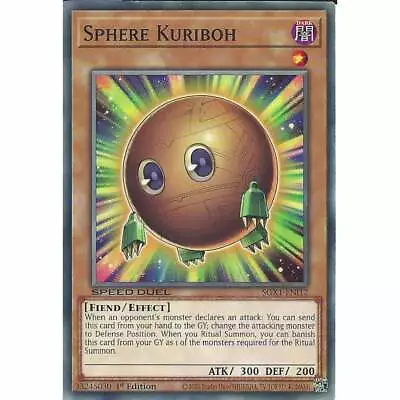 £0.99 • Buy Sphere Kuriboh SGX1-ENI12 1st Edition Common :YuGiOh Trading Card Speed Duel TCG