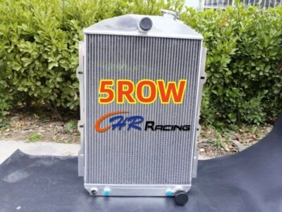 $231 • Buy 5ROW Aluminum Radiator For CHEVY HOT/STREET ROD 350 V8 1938 AT
