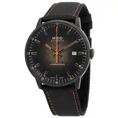 Mido Commander Automatic Chronometer Black Dial Men's Watch M0214073741100 • $742.50