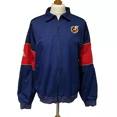 SPAIN 1998/99 Adidas Jacket Coat (M/L) International Football Soccer Vintage 90s • £54.99