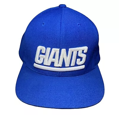 New York Giants Cap Hat Snap Back Blue  Mitchell & Ness Football • $17.99