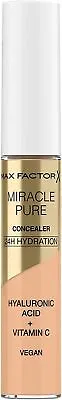 £4.49 • Buy Max Factor Miracle Pure Concealer With Vitamin C + Hyaluronic Acid Shade 02
