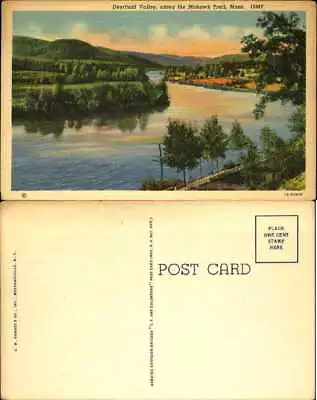 Deerfield Valley Mohawk Trail Massachusetts MA Unused Vintage Postcard • $1.99