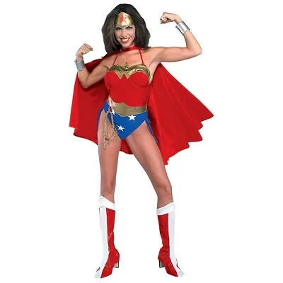 $32.52 • Buy Wonder Woman Costume Adult Halloween Fancy Dress