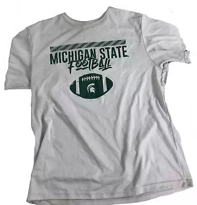 Gray Michigan State Football T-Shirt Unisex Size Large • $8.40