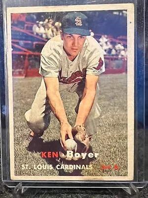 1957 Topps Ken Boyer St. Louis Cardinals #122  • $5.50