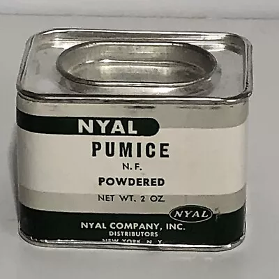 Vintage Nyal Tin Pumice Powdered Mid-Century NOS Sealed Unopened • $14.99