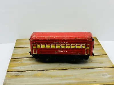 Vintage MARX 4-Wheel Tin Metal Passenger Pullman Bogota O Scale • $24.95