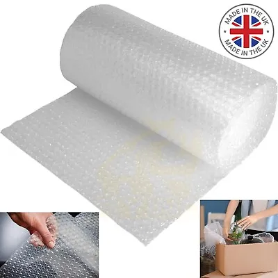 SMALL / LARGE BUBBLE WRAP PACKING ROLL 300mm Wide 10 - 100 METER LONG ROLLS • £5.95