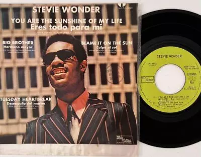 STEVIE WONDER You Are The Sunshine Of My Life +3 EP Mexican Mexico Import 45 RPM • $8