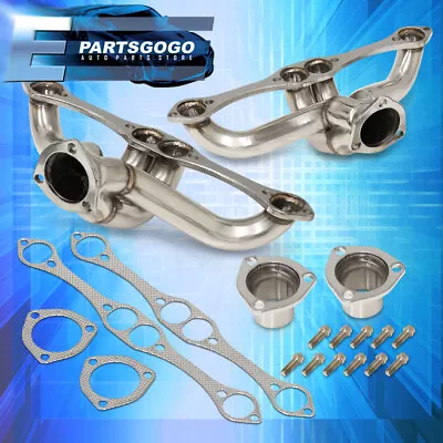 For 55-91 Chevy Small Block 350 305 327 SBC Stainless Exhaust Hugger Headers Kit • $143.99