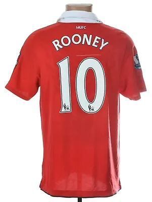 Manchester United 2010/2011 Home Football Shirt Jersey Nike M #10 Rooney • $49.99