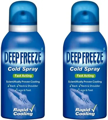 £10.98 • Buy Deep Freeze Cold Spray 150ml - 2 Packs