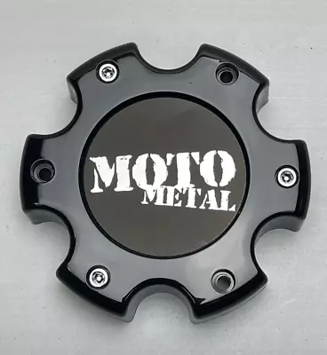 *USED Moto Metal Gloss Black Wheel Center Cap SCREWS NOT INCLUDED MO909B6139B • $19.99