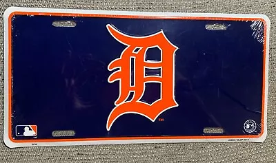 Detroit Tigers License Plate Embossed Aluminum Metal Baseball MLB Car Tag Truck • $4.99