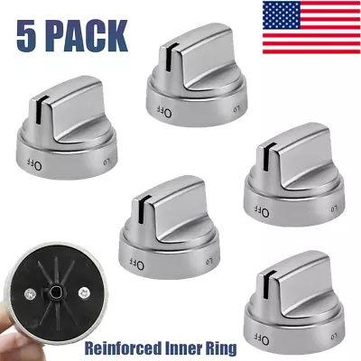 Gas Stoves Range Burner Control Knob WB03X24818 Compatible With GE (Set Of 5) • $36.65