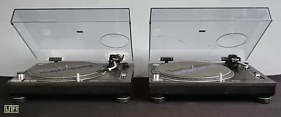 Technics SL-1200 MK3 Professional DJ Turntable Pair - Black - Serviced 240V • $2499