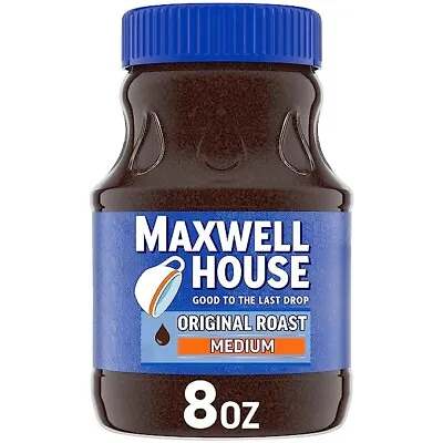 Maxwell House The Original Roast Instant Coffee 8 Oz Jar • $6.99