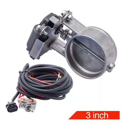 3  76mm Exhaust Control Valve Electric Unit Switch For Catback Downpipe Pipe • $99