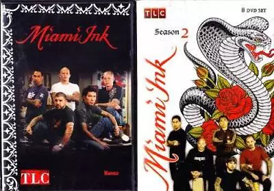 Miami Ink Complete Season 2  Miami Ink Hawaii : Tattoo 9 Disc Collection - GOOD • $9.89
