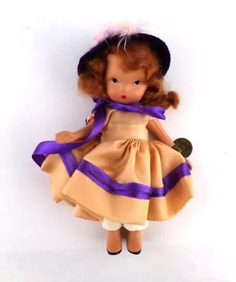 MINT 1940s Nancy Ann Story Book BISQUE Doll #131  Elsie Marley  Frozen Leg FOIL • $25