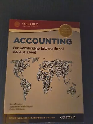 Accounting For Cambridge International AS And A Level (First Edition) By... • £18.40