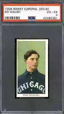 1909 T206 Ed Walsh - PSA 4 (Sweet Caporal) • $2090