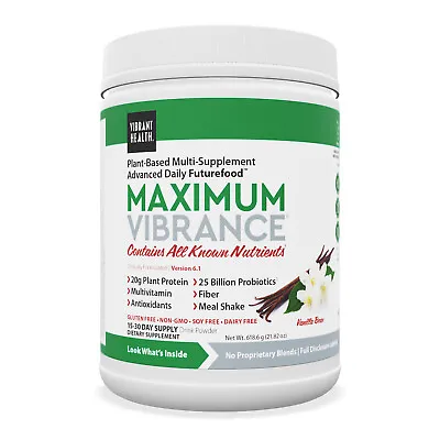 $75.20 • Buy Maximum Vibrance By Vibrant Health - 703.5 Grams