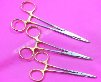 3 German T/c Olsen Hegar Needle Holder 5 +5.5 +6   Surgical Dental Instruments • $36.79