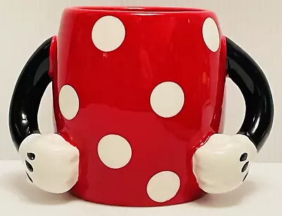 Disney Minnie Mouse Arms Double Handled Ceramic Coffee Mug/Cup By Galerie. • $11.95