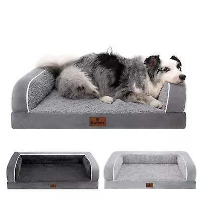 Small Medium Large Jumbo Orthopedic Foam Dog Beds Pet Sofas With Removable Cover • $39.99