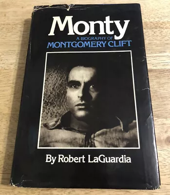 MONTY Montgomery Clift Biography - First Edition - Vtg 1977 Hardcover W/ Jacket • $5.59