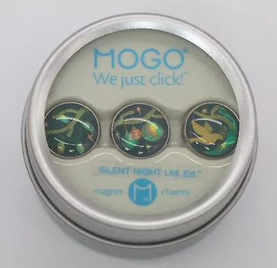 Mogo We Just Click Silent Night Limited Edition 3 Magnetic Charms In Tin • $8.11