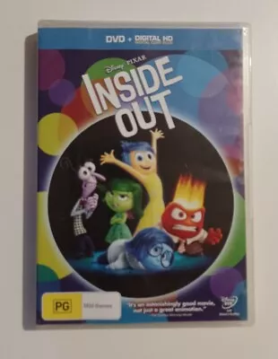 Inside Out DVD Region 4 GC Disney Pixar Family Bill Hader Free Postage • $6.95