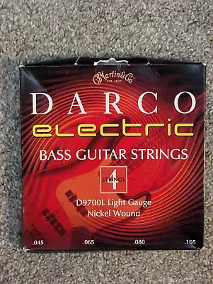 Martin D9700L Darco Long Scale Nickel Wound 4-String Electric Bass Guitar String • $12