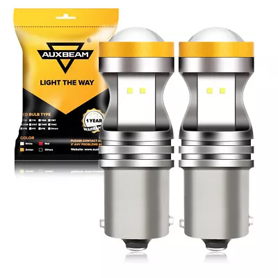 AUXBEAM Bright LED 1156 P21W 7506 Reverse Backup Light White Bulbs 6000K  • $16.99