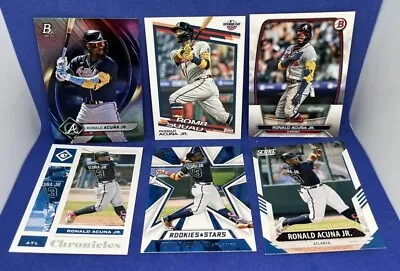 2021-2023 Ronald Acuna Jr. Multiple Manufacturer Year & Brand Lot (6) Braves • $3