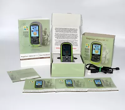 Nice Clean Used Magellan EXplorist GC Handheld Geocaching GPS W/ Manuals Bundle • $39.50